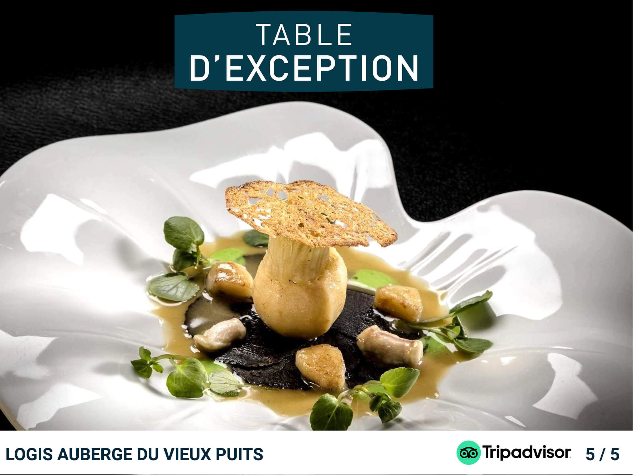 Table d'Exception:  A UNIQUE EXPERIENCE AT THE RESTAURANT OF A GREAT CHEF.