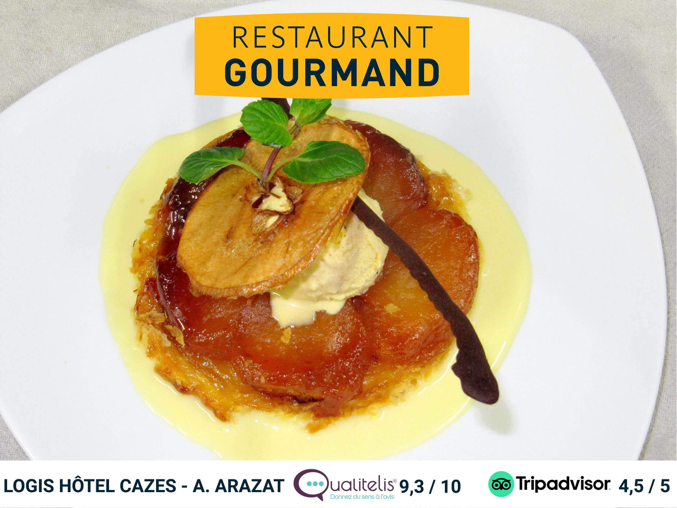 Restaurant Gourmand : UNA COCINA ABUNDANTE EN UN ENTORNO CUIDADO.